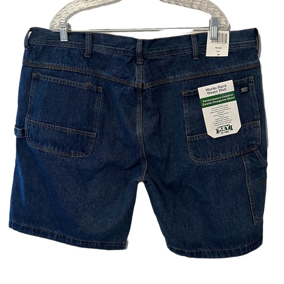 Key Men’s Denim Dugaree Shorts 🩳 Size 44 NWT - Picture 4 of 6